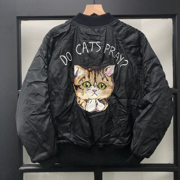 New UNIF Do Cats Pray Jacket - Size Small - Picture 1 of 6